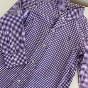 Boys Ralph Lauren button down shirt.